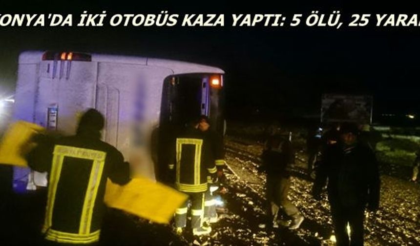 Yolcu otobüsü devrildi: 6 ölü, 24 yaralı