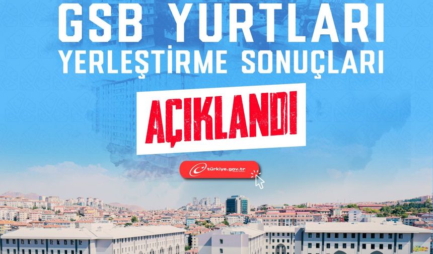 Yurt başvuru sonuçları açıklandı