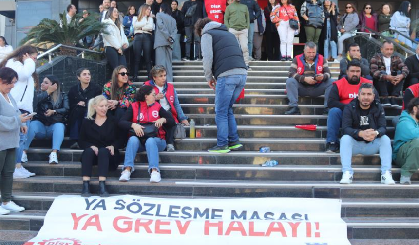 Buca Belediyesi işçileri adım adım greve gidiyor