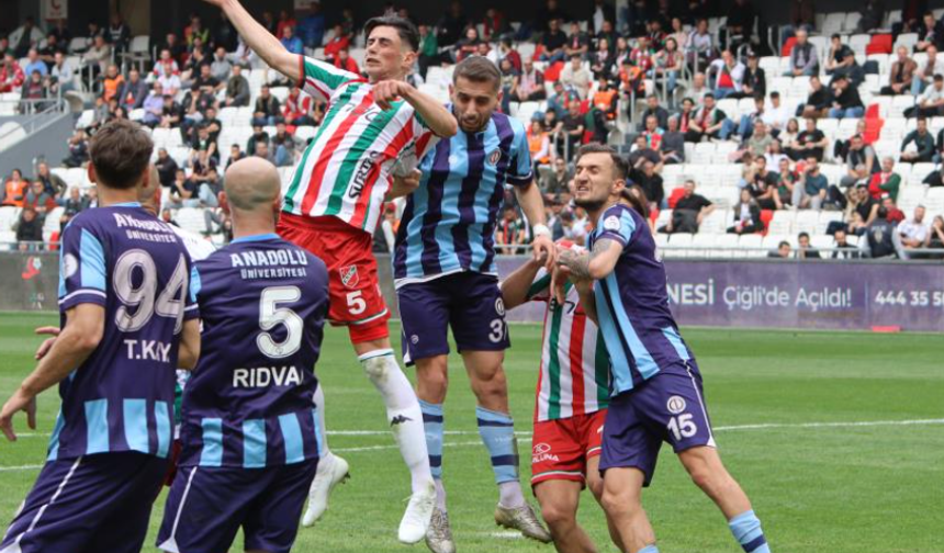 TFF 3. Lig: Karşıyaka: 4 - Anadolu Üniversitesi: 2