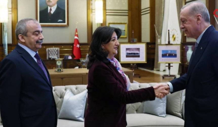 Cumhurbaşkanı Erdoğan, DEM Parti heyetini kabul etti