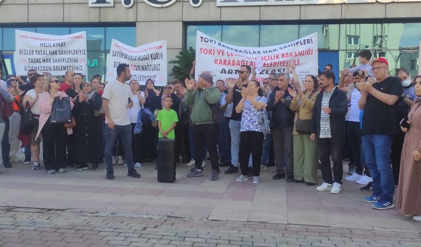 Karabağlar TOKİ Hak Sahipleri Belediyeye Seslendi: