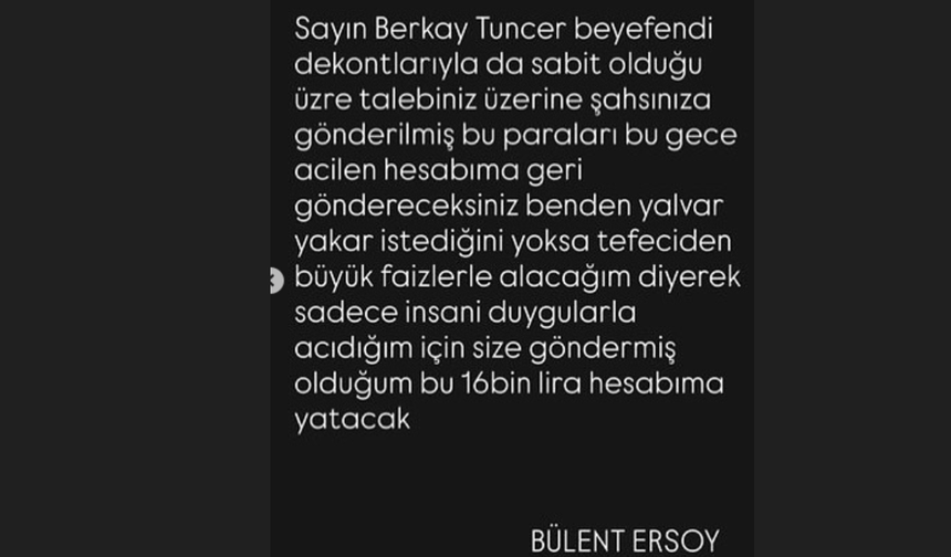 Bülent Ersoy Sosyal Medyadan Borcunu Geri İstedi..