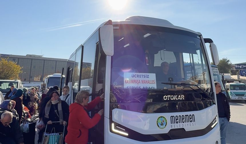 Menemen'de ücretsiz ringler vatandaşı memnun ediyor