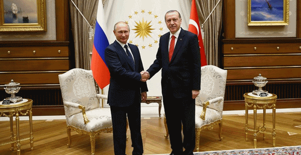 Cumhurbaşkanı Erdoğan Putin'le Görüştü